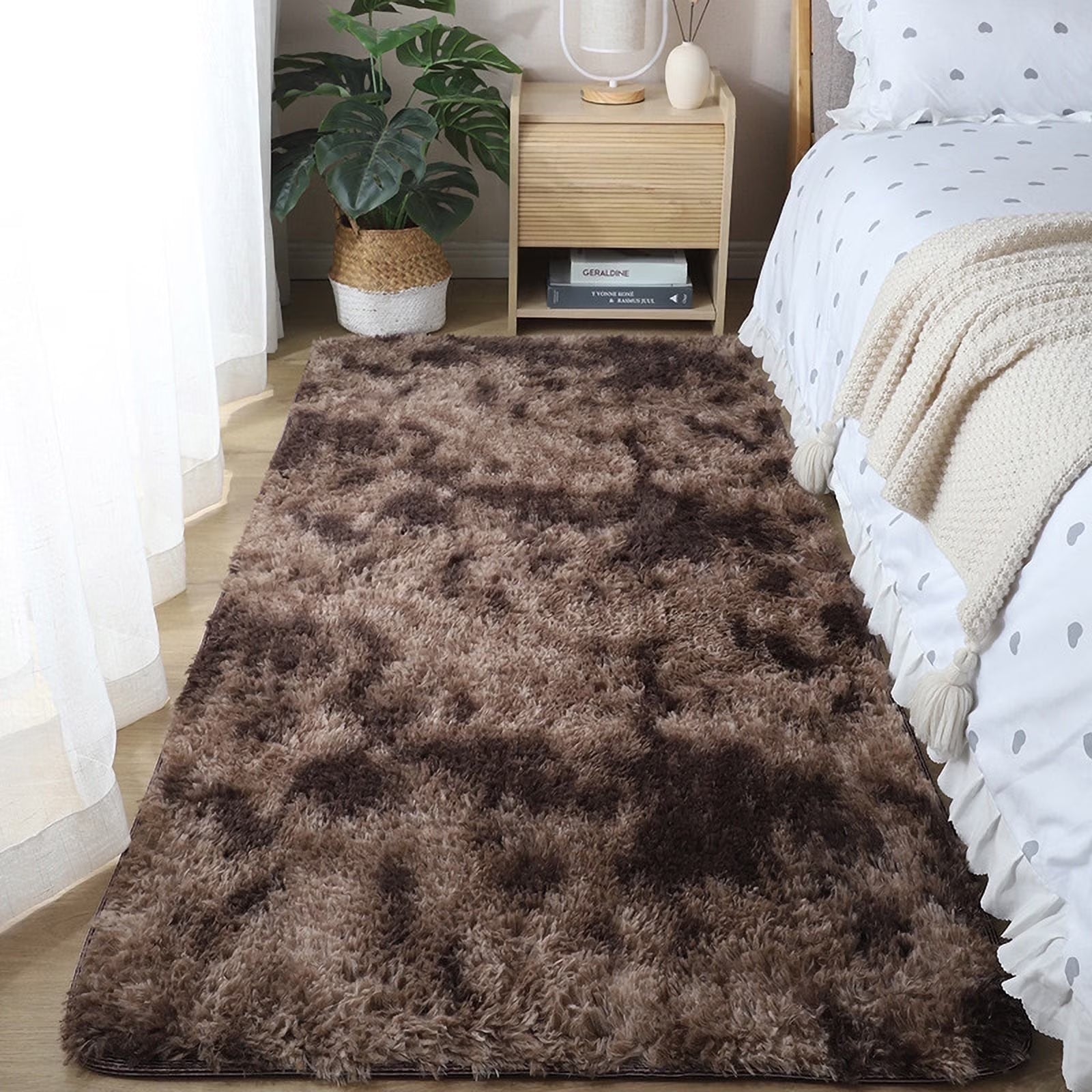 Super Soft Household Area Rugs Home Plush Carpet Decor Floor Mat Keep Warm Cozy Carpet for Bedroom Living Room,31.49X62.99Inch