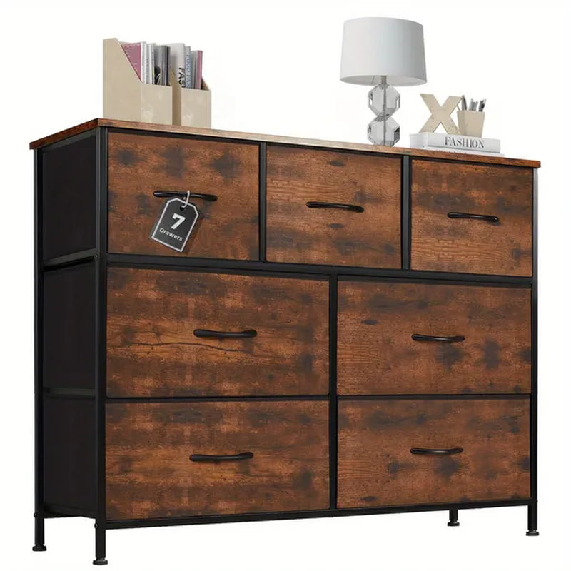 Bedroom Vanity with 7 Storage Spaces
