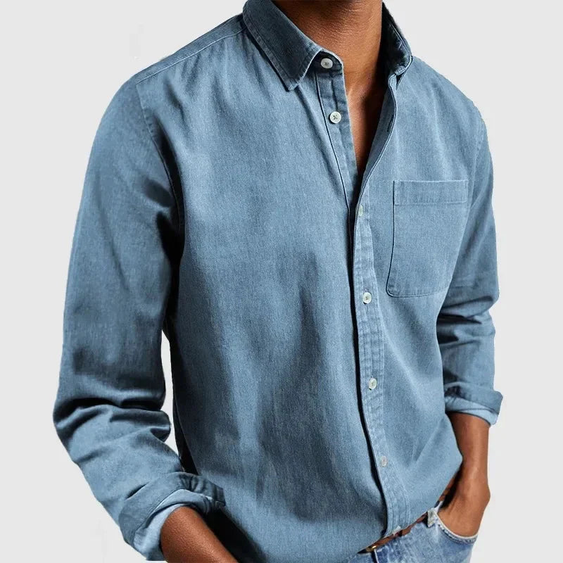 Elegante Ademend Lange Mouwen Shirt met Temperatuurregulering voor Elke Gelegenheid