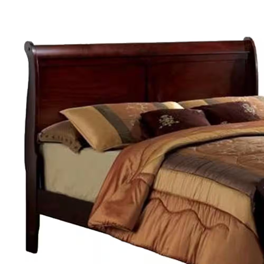 Louis Philippe III Full Bed in Cherry Finish