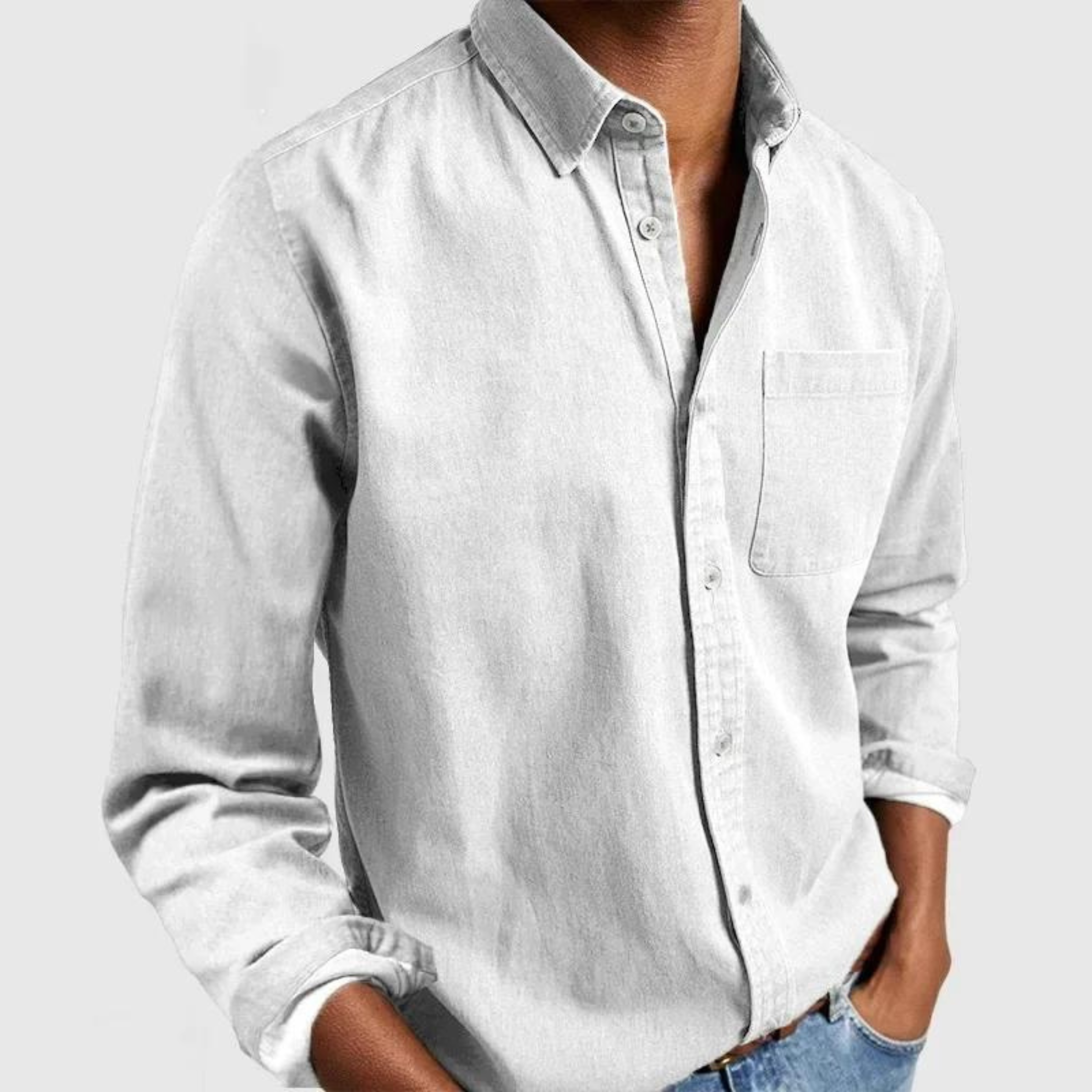 Elegante Ademend Lange Mouwen Shirt met Temperatuurregulering voor Elke Gelegenheid