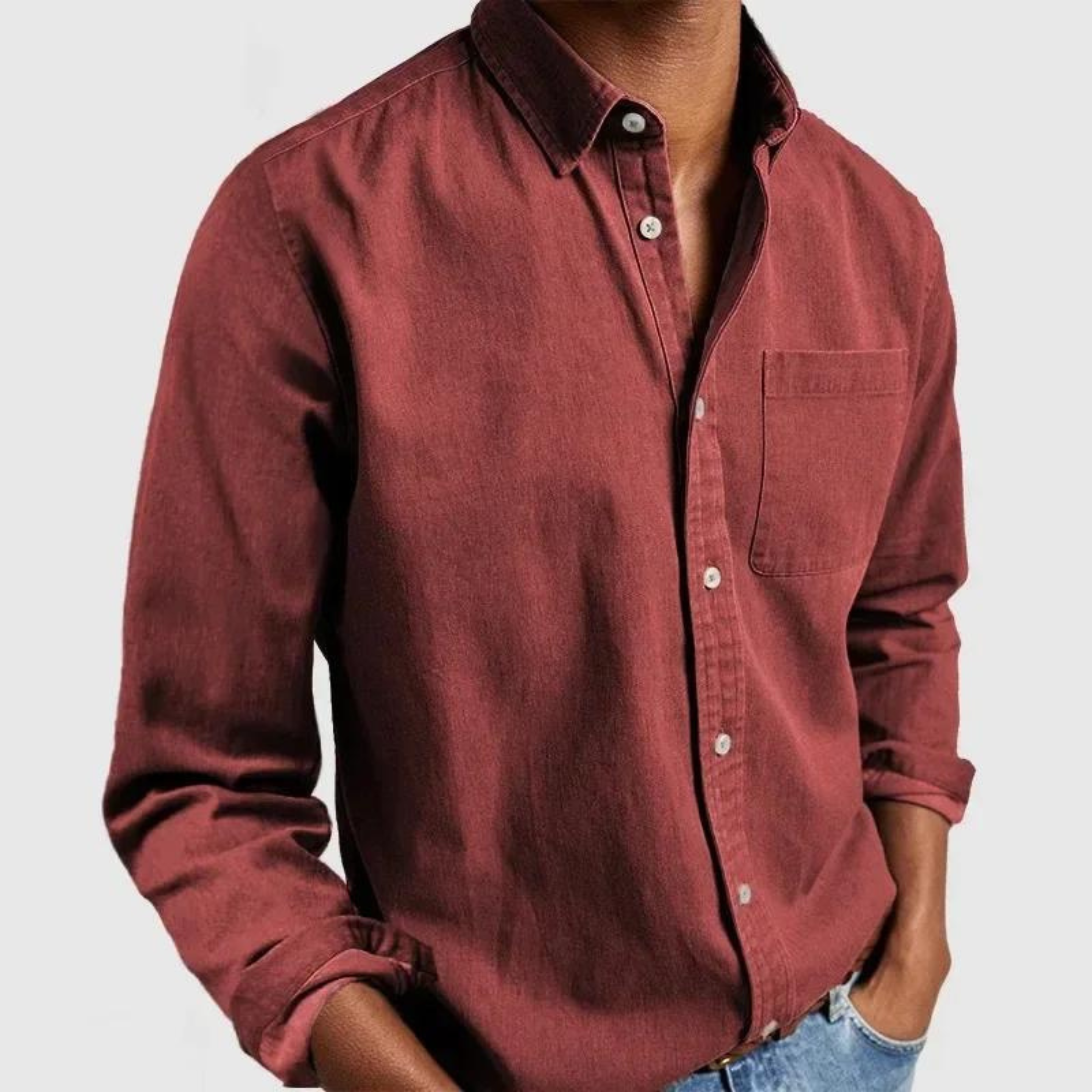 Elegante Ademend Lange Mouwen Shirt met Temperatuurregulering voor Elke Gelegenheid