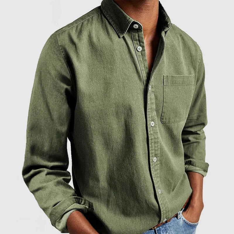 Elegante Ademend Lange Mouwen Shirt met Temperatuurregulering voor Elke Gelegenheid