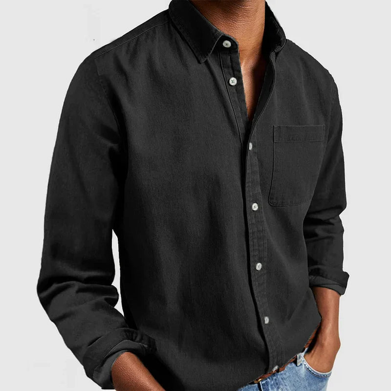 Elegante Ademend Lange Mouwen Shirt met Temperatuurregulering voor Elke Gelegenheid